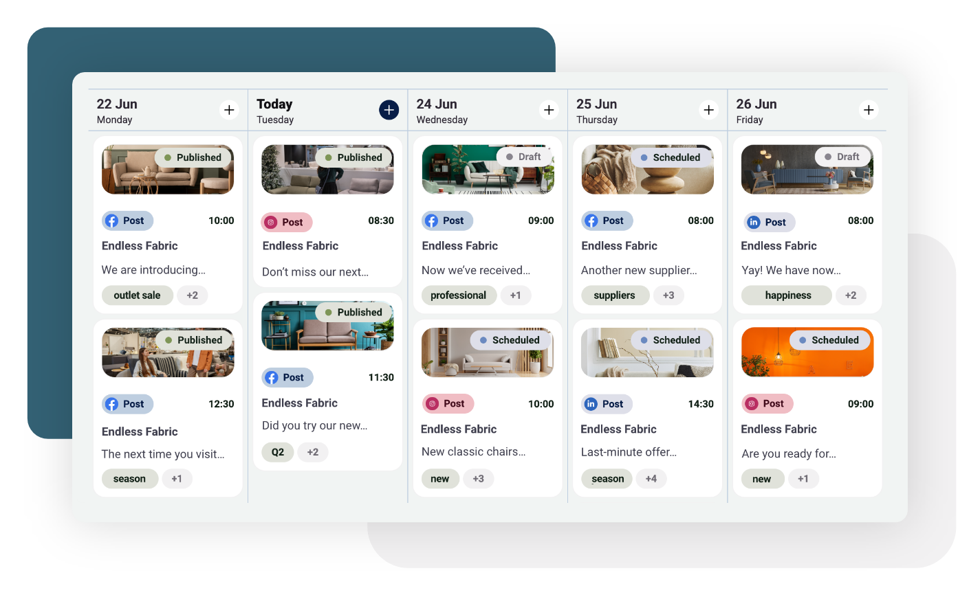 publish calendar overview